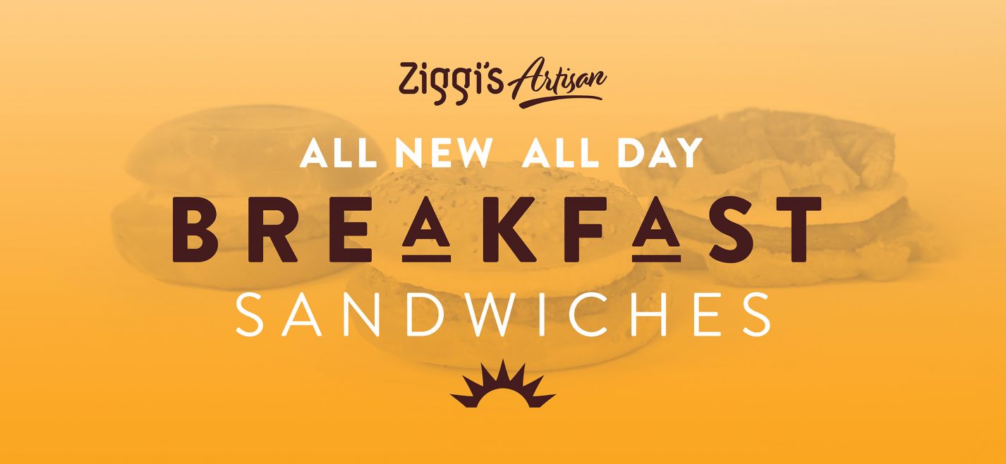 New Breakfast Sandwiches at Ziggi's blog image