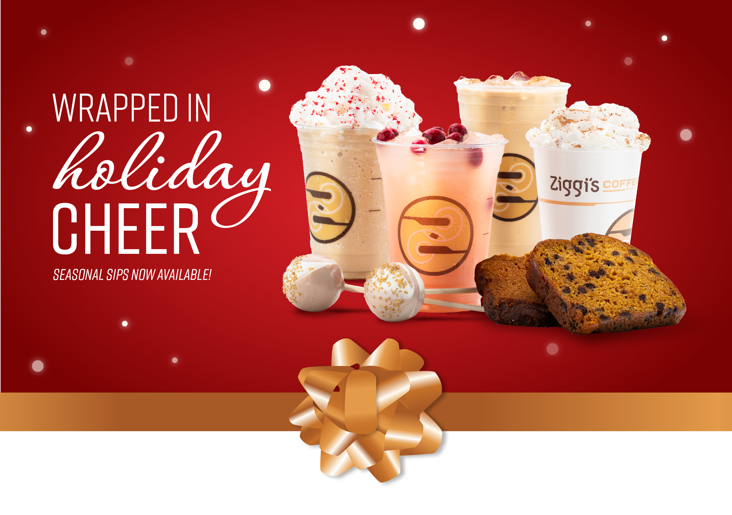 Ziggi's Holiday Cheer Header Graphic