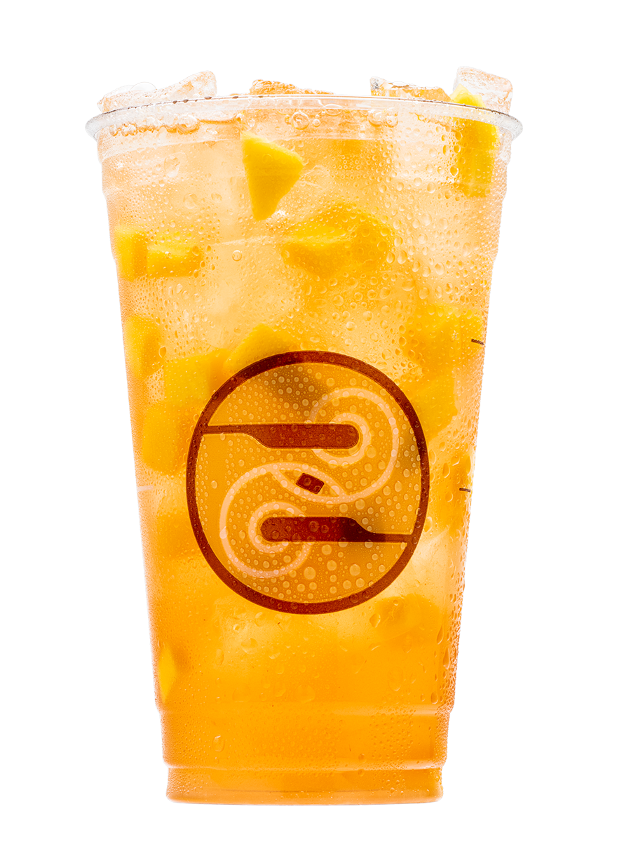 image of Peach mango Fresherz with ice