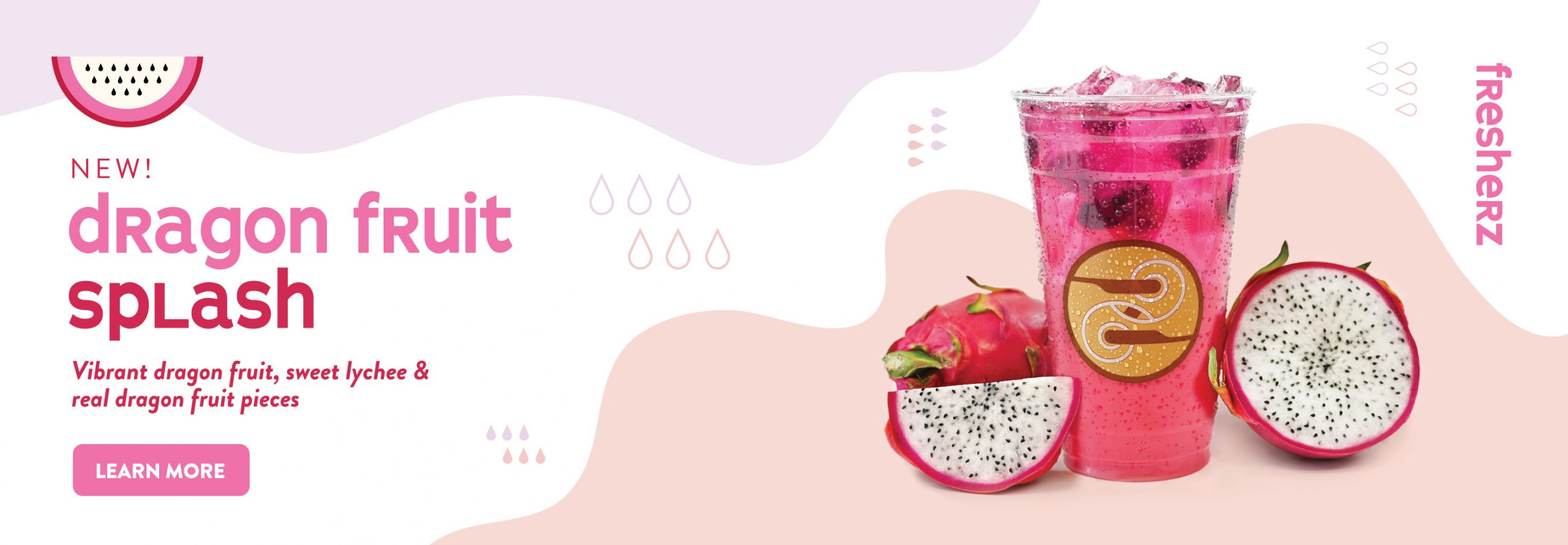 Dragon Fruit Splash Fresherz at Ziggi's! Click to learn more!