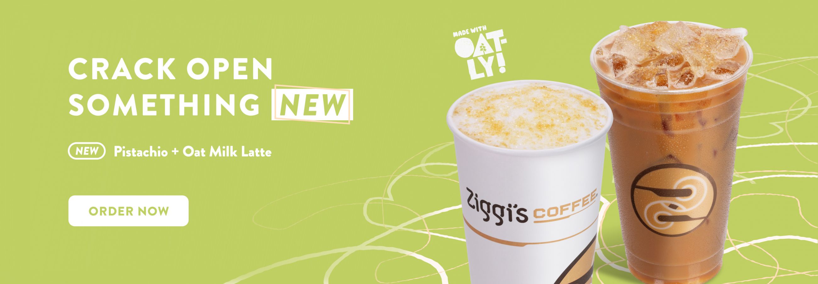 image of our new Pistachio Latte