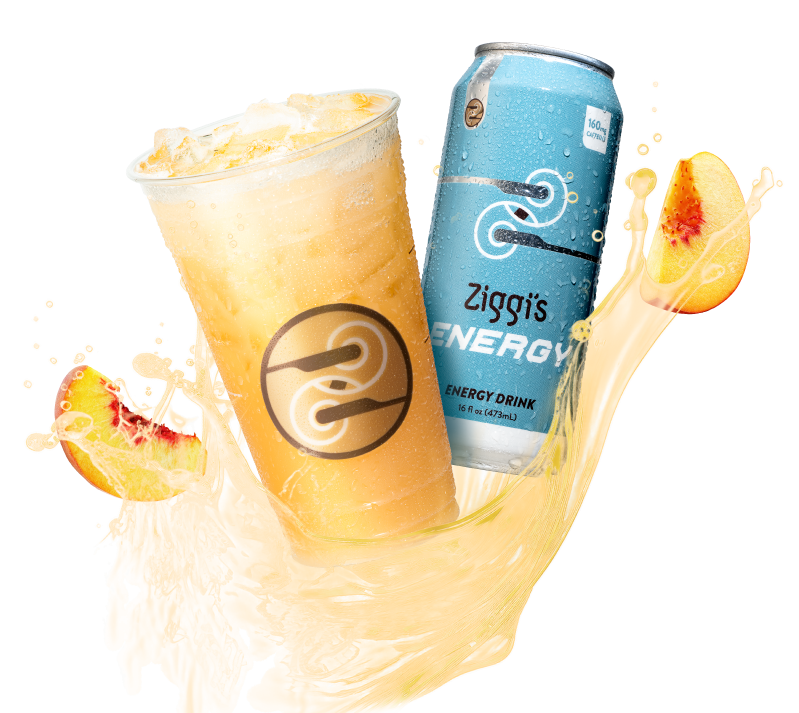 Image 2 - Ziggi's Just Peachy Energy Drink