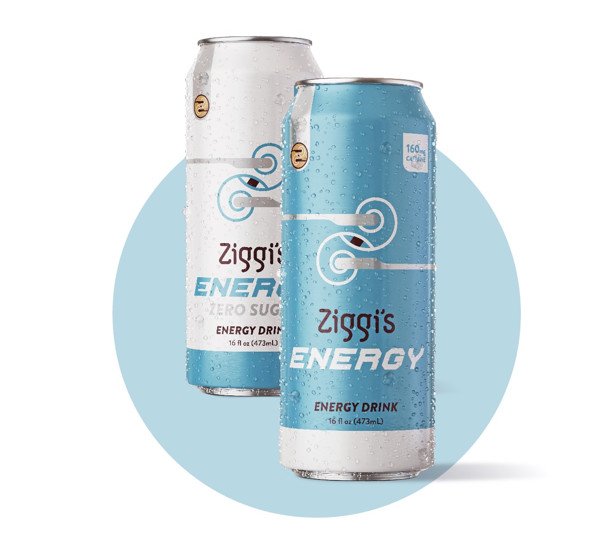 Image 2 Ziggi's Energy Drinks in cans - regular and Zero Sugar