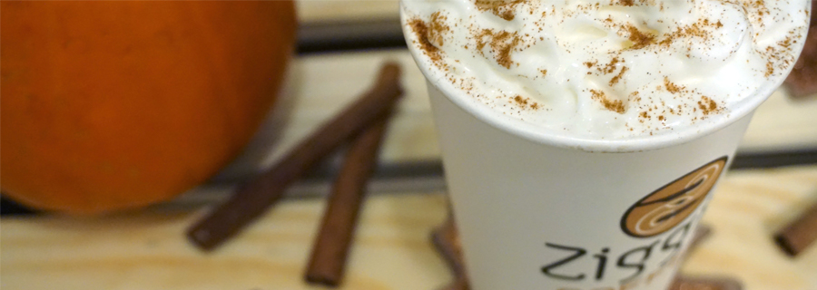 Fall Flavors at Ziggi's Coffee blog image